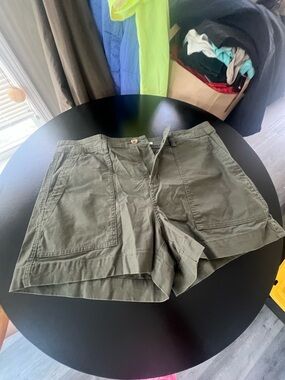 a new day Olive Green Utility Bermuda Shorts